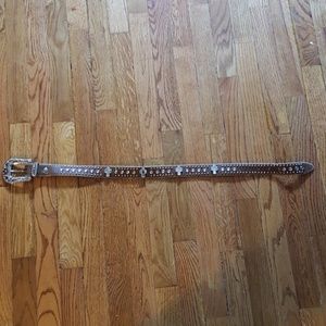 Girls Nocona Western Belt-bling with crosses